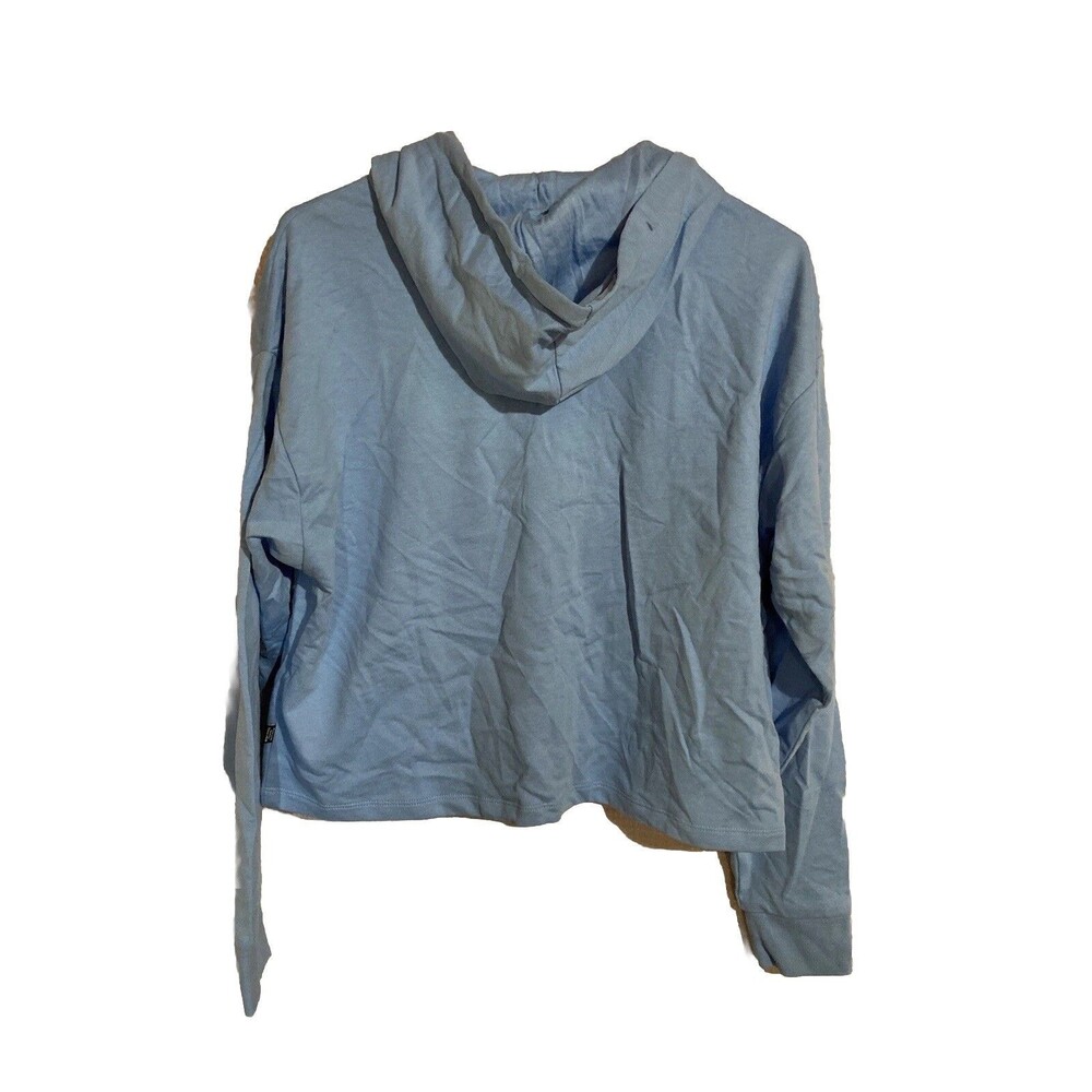 NEW PUMA Women's Summer Splash Cropped Hoodie Day Dream Blue Size Small - Picture 6 of 8